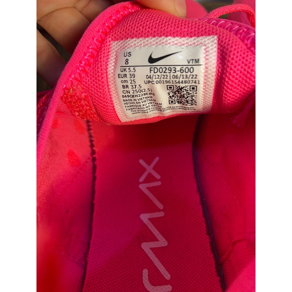 Nike Air Max 270 Womens Hyper Pink Athletic Gym Running Shoes FD0293-600 Size 8 - Picture 7 of 10